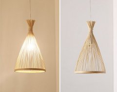 Tutumi Závěsná lampa La Belle Boho II černá/hnědá