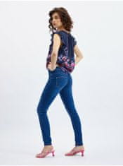 Orsay Modré dámské skinny džíny 38