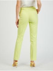 Orsay Světle zelené dámské kalhoty 38