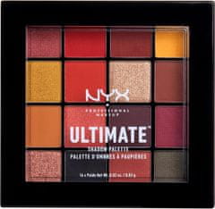 NYX Paletka 16 očních stínů Ultimate Shadow Odstín: USP11W - Escape Artist