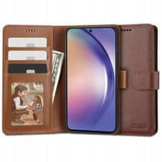 Tech-protect Wallet knížkové pouzdro na Samsung Galaxy A54 5G, hnědé