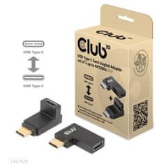 Club 3D set adapterů USB-C Gen2 angled adapter set of 2, 4K120Hz CAC-1528 (M/F)