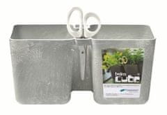 Prosperplast Květináč TWINS CUBE beton 24,4cm