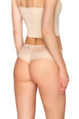 Babell Dámská tanga 159 beige + Ponožky Gatta Calzino Strech, béžová, L