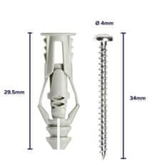 Cobra anchors TriplrGrip 5MM - Univerzální Sada Pro Upevnění Na Stěnu