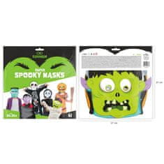 PartyPal Masky Halloween dětské kartonové 6ks 24cm