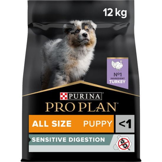 Purina Pro Plan ALL SIZES PUPPY SENSITIVE DIGESTION grain free krůta 12 kg