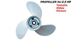 Propeller - lodní šroub 2.5 HP, Hidea, Yamaha, Parsun