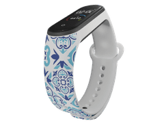 MobilPouzdra.cz Náhradní náramek Mi band 3/4/5/6/7 Modrý porcelán - Vícebarevná -