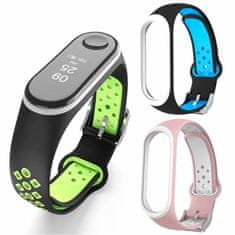 VšeNaMobily.cz Náhradní náramek Mi band 3/4 EF - Růžovo-Bílý -