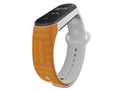 MobilPouzdra.cz Náhradní náramek Mi band 3/4/5/6/7 Oranžový košík - Vícebarevná -