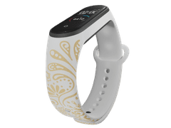 MobilPouzdra.cz Náhradní náramek Mi band 3/4/5/6/7 Zlatý ornament - Vícebarevná -