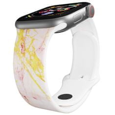 VšeNaMobily.cz Apple watch řemínek Růžovo-zlatý mramor - 42/44/45/49mm