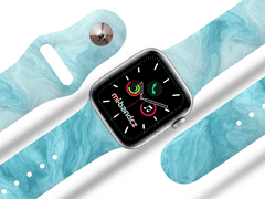 VšeNaMobily.cz Apple watch řemínek Modrý mramor - 38/40/41mm