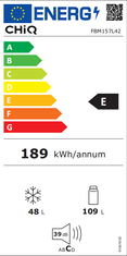 Lednice s mrazákem 157 litrů FBM157L42 + 12 let záruka na kompresor