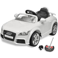 Vidaxl Audi TT RS dětské auto s dálkovým ovládáním bílé