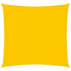 Greatstore Stínící plachta oxfordská látka čtvercová 4,5 x 4,5 m žlutá