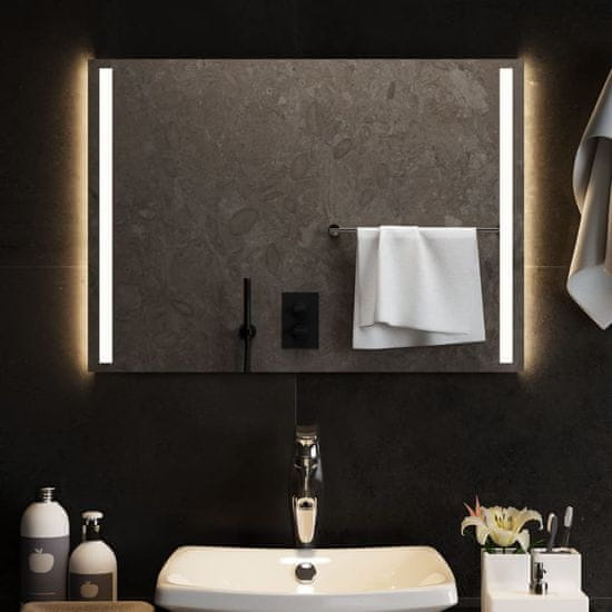 Vidaxl Koupelnové zrcadlo s LED osvětlením 70x50 cm