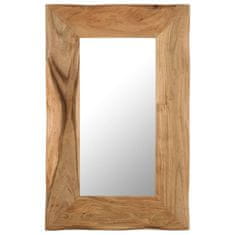 Vidaxl Kosmetické zrcadlo 50 x 80 cm masivní akáciové dřevo