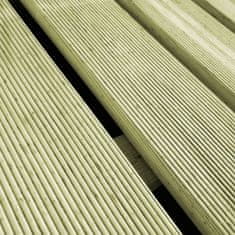 Petromila 30 ks terasové dlaždice 50 x 50 cm dřevo zelené
