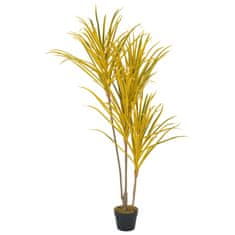 Vidaxl vidaXL Umělá dracaena s hrncem, žlutá, 125 cm