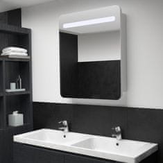 Greatstore LED koupelnová zrcadlová skříňka 68 x 9 x 80 cm