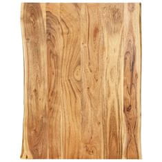 Greatstore Stolní deska masivní akáciové dřevo 80 x (50–60) x 2,5 cm
