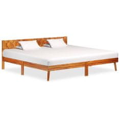Greatstore Rám postele masivní sheeshamové dřevo 200 x 200 cm