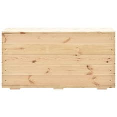 Vidaxl Úložný box 100 x 54 x 50,7 cm masivní borové dřevo