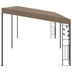 Greatstore Altán ke zdi 6 x 3 x 2,5 m taupe