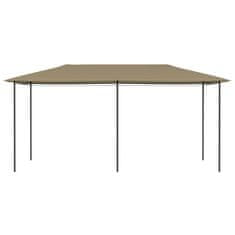 Greatstore Altán 3 x 6 x 2,6 m taupe 160 g/m2