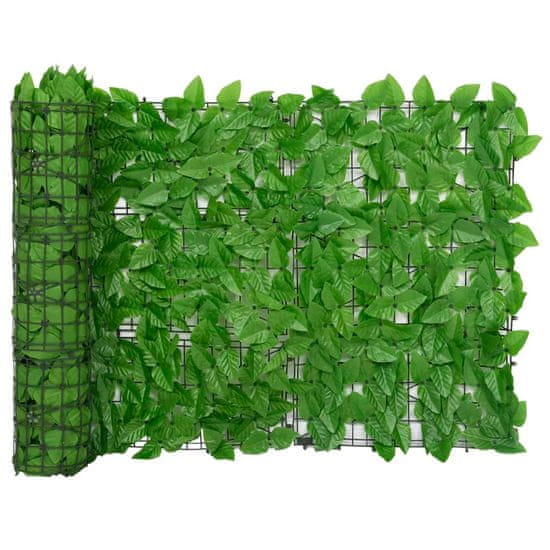 Vidaxl vidaXL Balkonová zástěna Green Leaves 500x75 cm