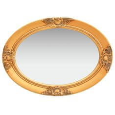 Vidaxl Nástěnné zrcadlo barokní styl 50 x 70 cm zlaté