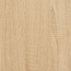 Greatstore Úložná lavice dub sonoma 102 x 42 x 45 cm kompozitní dřevo