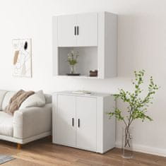 Greatstore Skříň highboard bílá kompozitní dřevo