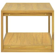 Greatstore Nástěnná koupelnová skříňka 110 x 45 x 35 cm masivní teak