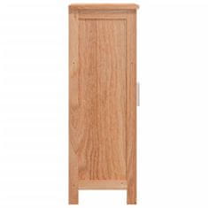 Greatstore Koupelnová skříňka 42 x 29 x 82 cm masivní ořechové dřevo