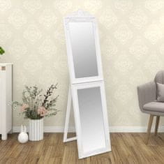 Vidaxl VidaXL volně stojící zrcadlo bílé 45x180 cm