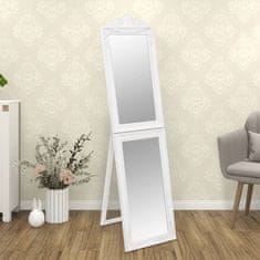 Vidaxl VidaXL volně stojící zrcadlo bílé 40x160 cm