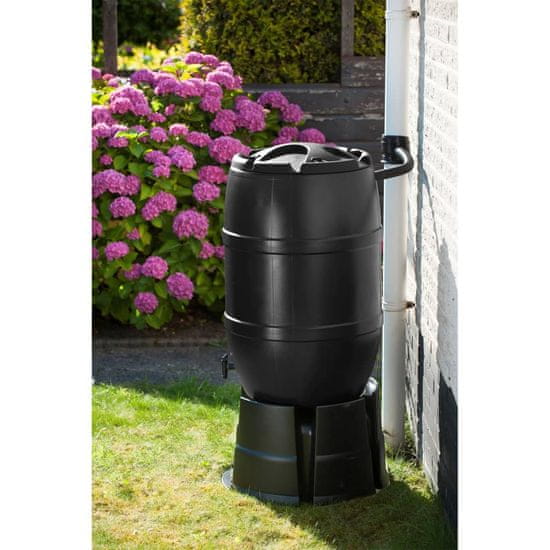 Petromila Nature Sud na dešťovou vodu 120 l 51 x 81 cm černý