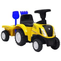 Greatstore Dětský traktor New Holland žlutý