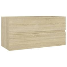 Greatstore Skříňka pod umyvadlo dub sonoma 90 x 38,5 x 45 cm dřevotříska