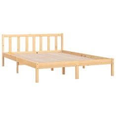 Vidaxl Rám postele masivní borové dřevo 140 x 200 cm