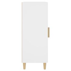 Greatstore Příborník bílý 34,5 x 34 x 90 cm kompozitní dřevo
