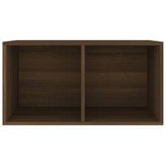 Petromila Úložný box na LP desky hnědý dub 71x34x36 cm kompozitní dřevo