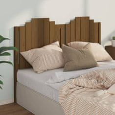 Vidaxl Čelo postele medově hnědé 156 x 4 x 110 cm masivní borovice