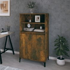 Vidaxl Skříň highboard kouřový dub 60 x 36 x 110 cm kompozitní dřevo