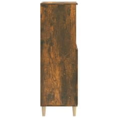 Greatstore Skříň highboard kouřový dub 60 x 36 x 110 cm kompozitní dřevo