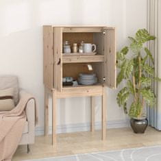 Greatstore Skříň highboard 60x40x120 cm masivní borové dřevo