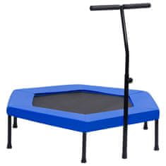 Greatstore Fitness trampolína rukojeť a podložka šestiúhelník 122 cm